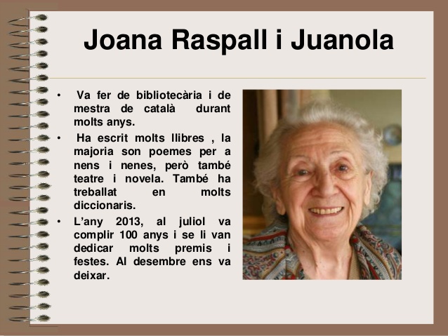 Biografia Joana Raspall | Escola Nova